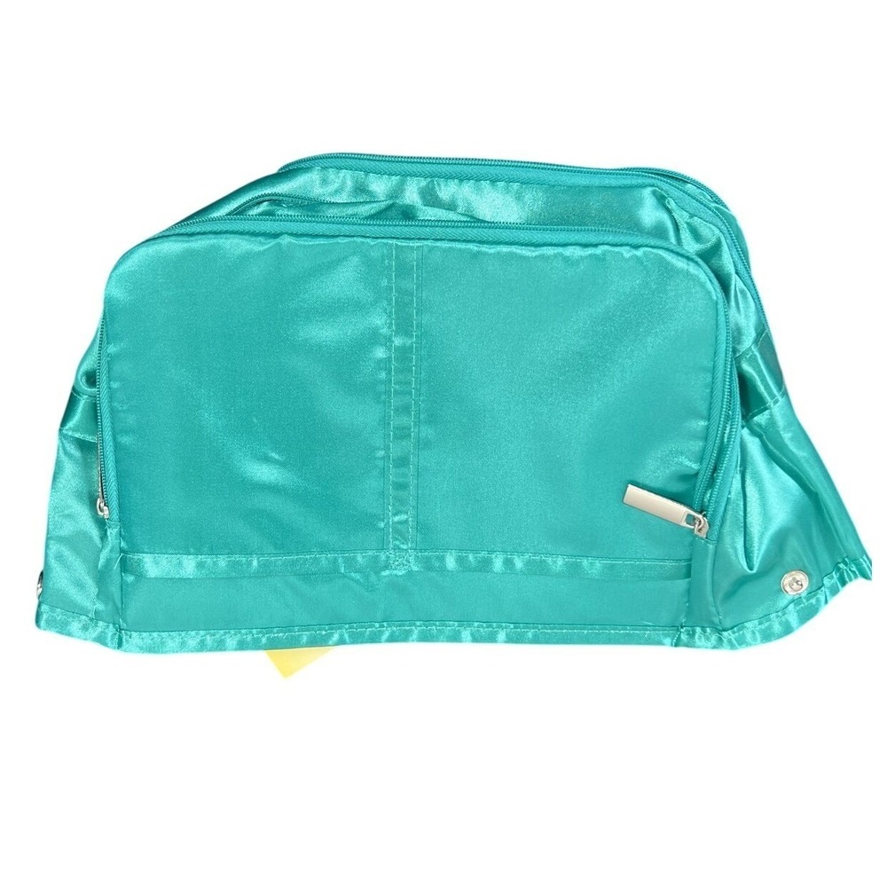 Great Innovations Pursfection Interchangeable‎ Purse Organizer Teal Satiny